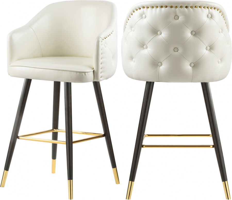 Bar en similicuir Barbosa | Tabouret de comptoir