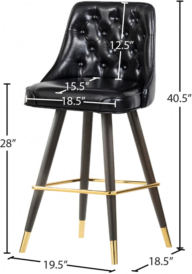 Bar en similicuir Portnoy | Tabouret de comptoir