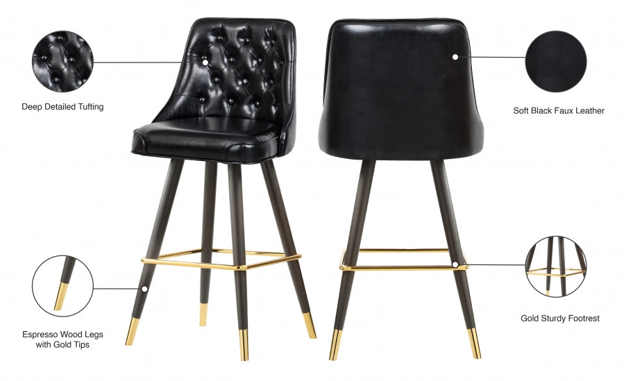 Bar en similicuir Portnoy | Tabouret de comptoir