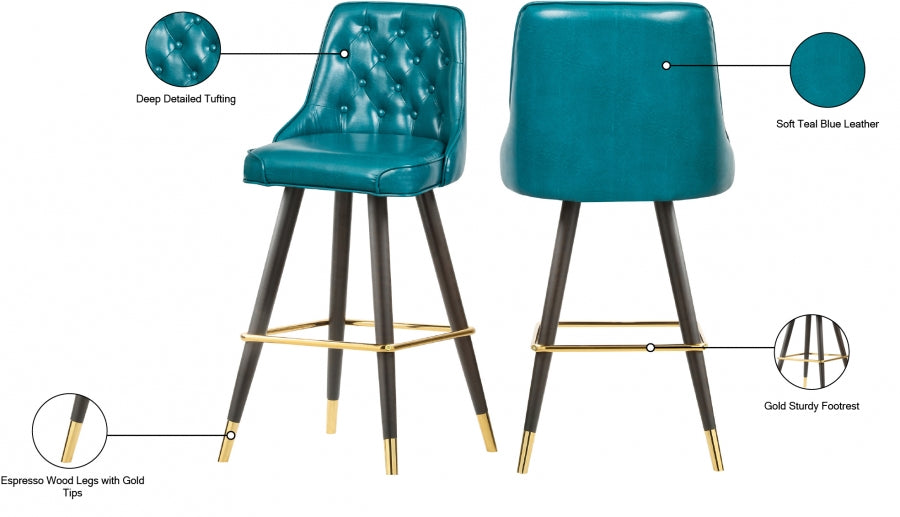 Bar en similicuir Portnoy | Tabouret de comptoir