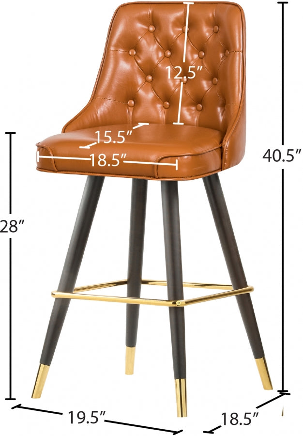 Bar en similicuir Portnoy | Tabouret de comptoir