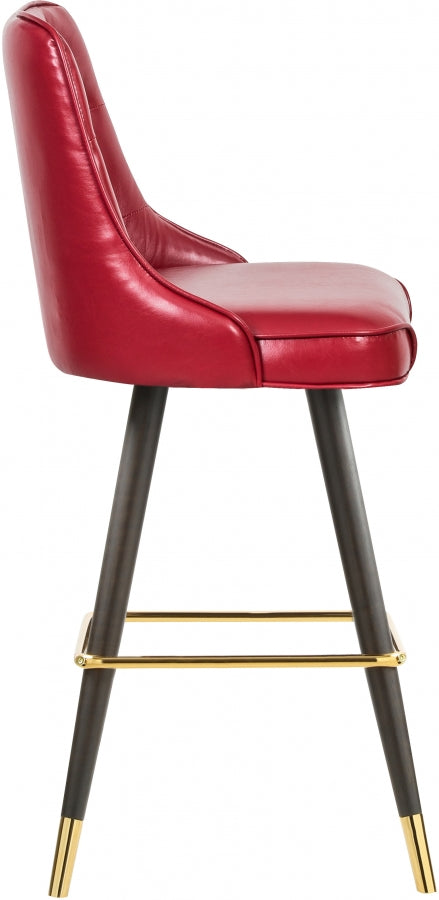 Bar en similicuir Portnoy | Tabouret de comptoir