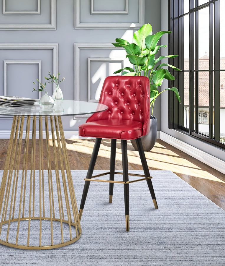Bar en similicuir Portnoy | Tabouret de comptoir