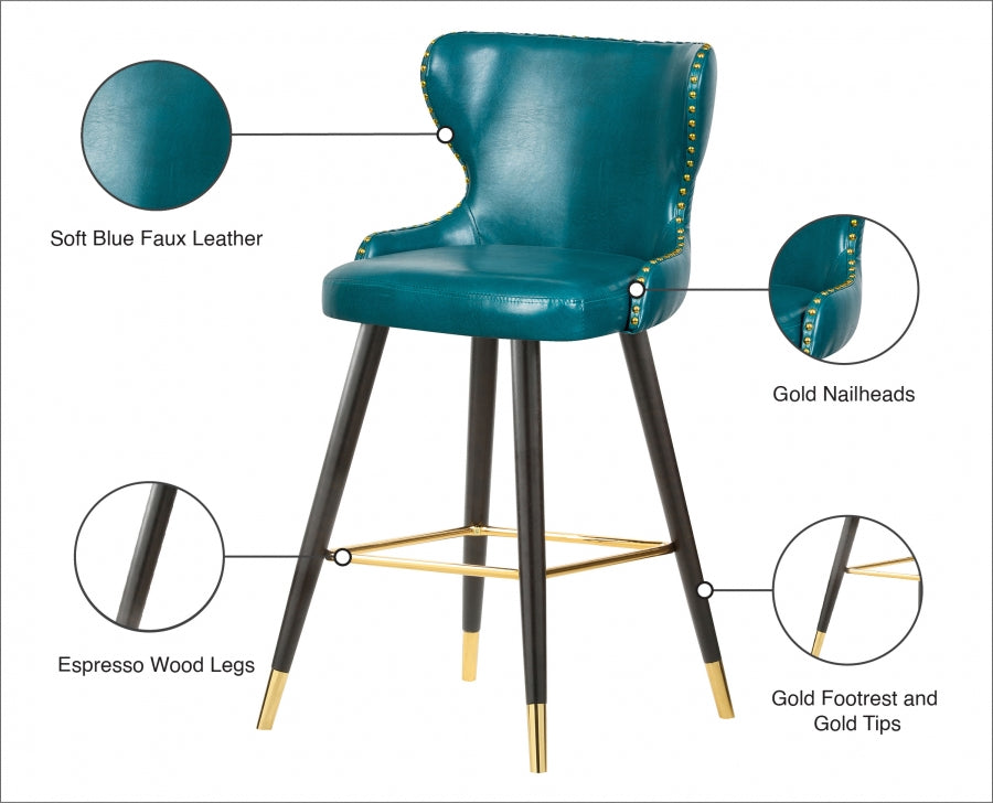 Barre en similicuir Hendrix | Tabouret de comptoir