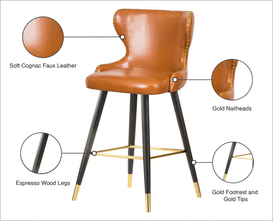 Barre en similicuir Hendrix | Tabouret de comptoir