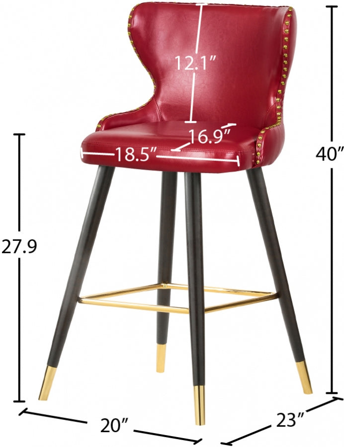 Barre en similicuir Hendrix | Tabouret de comptoir