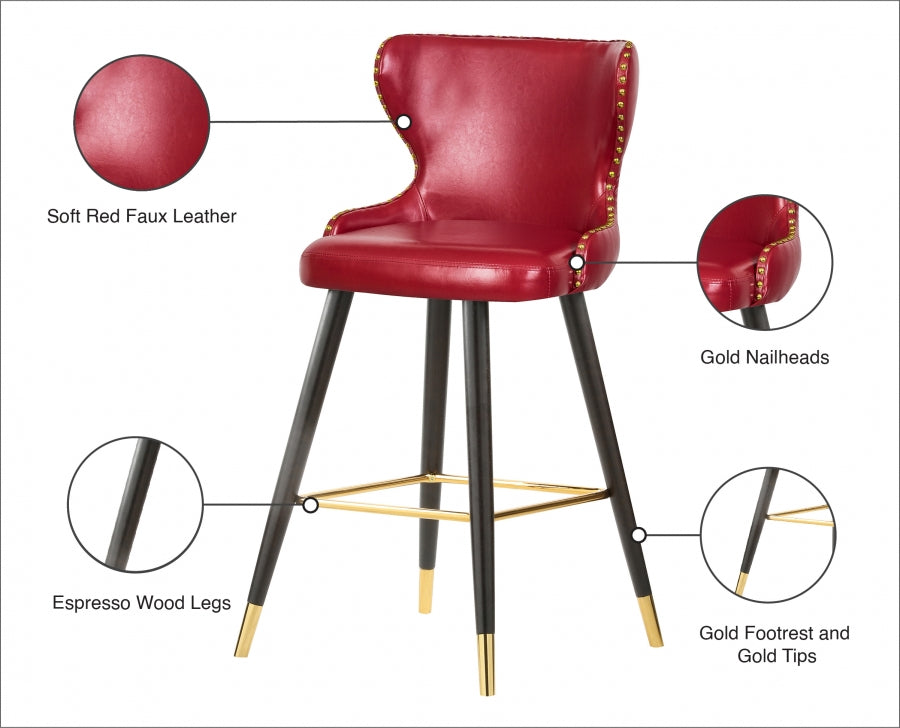 Barre en similicuir Hendrix | Tabouret de comptoir