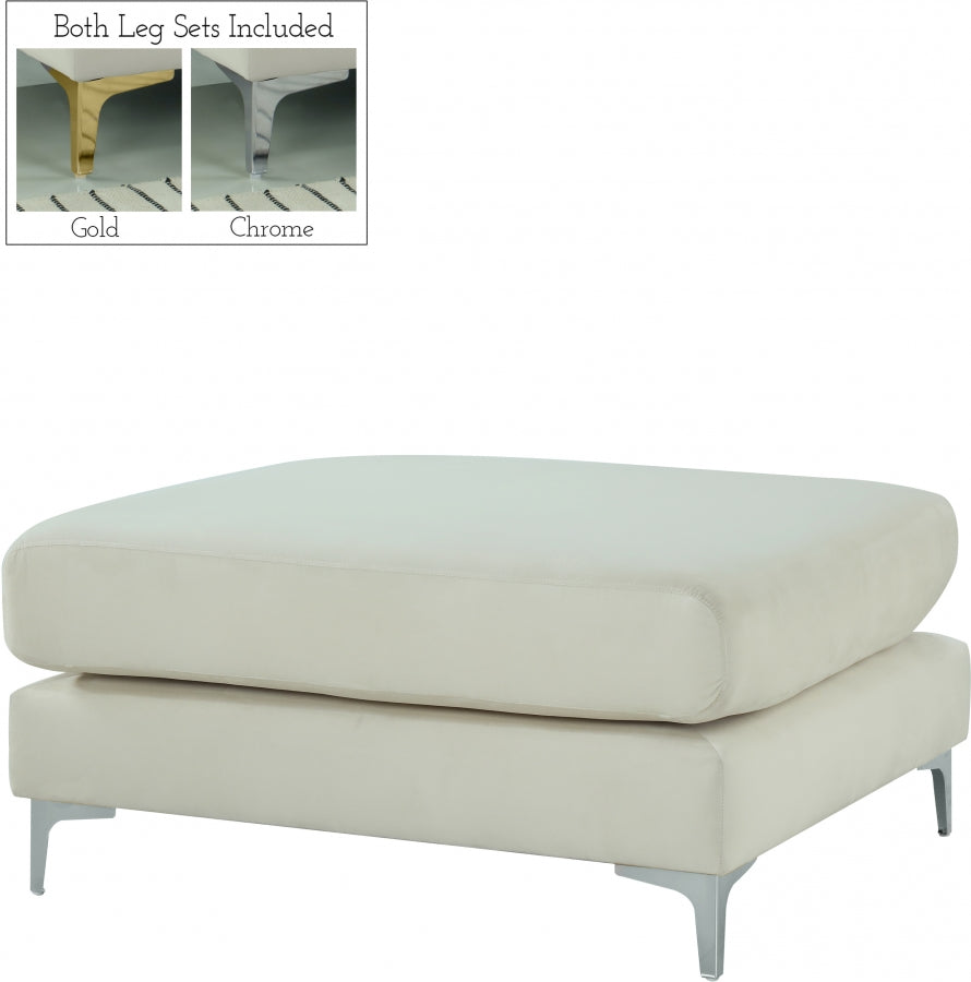 Pouf modulaire en velours Julia