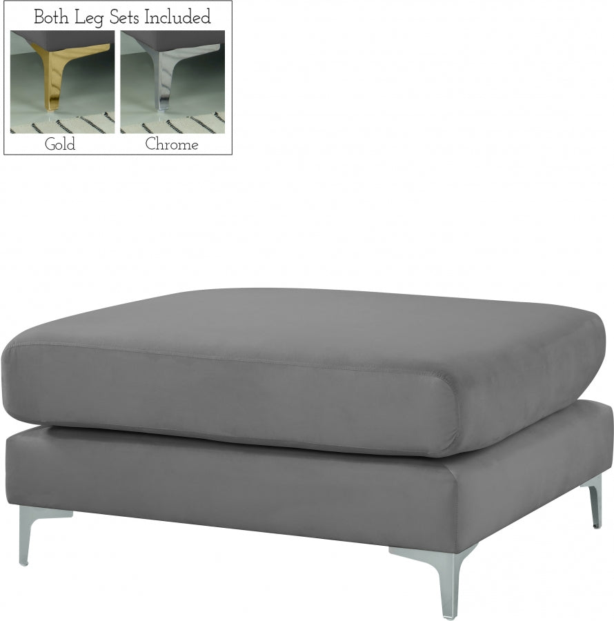 Pouf modulaire en velours Julia