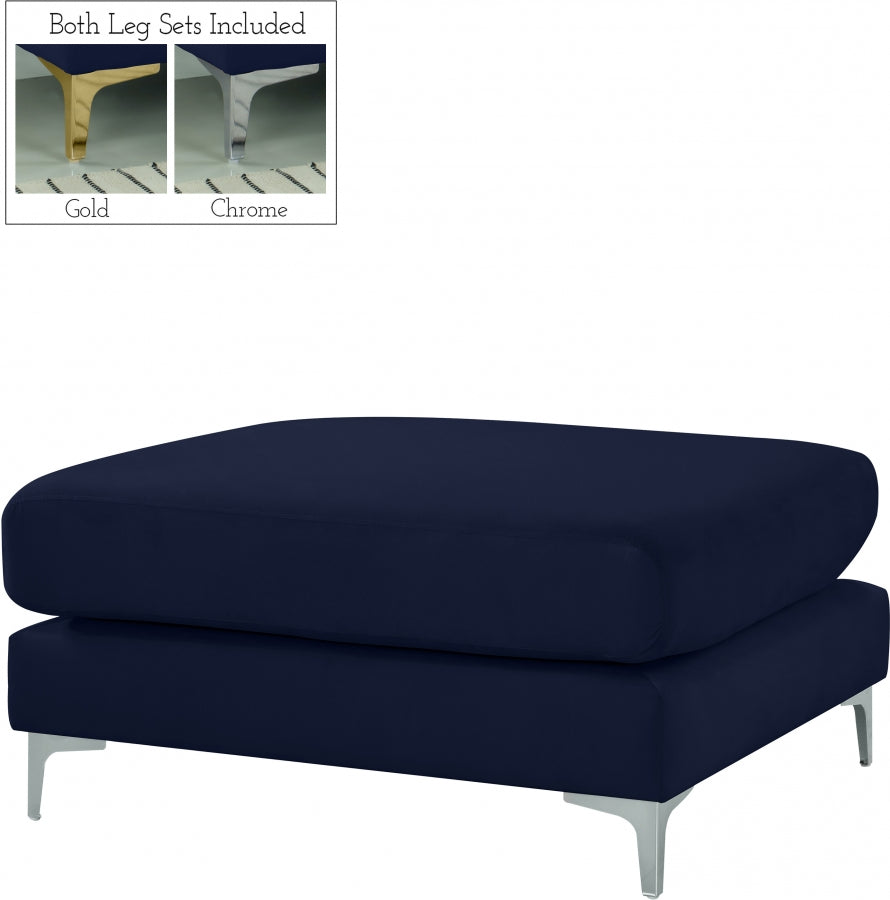 Pouf modulaire en velours Julia