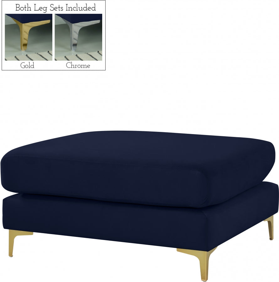 Pouf modulaire en velours Julia