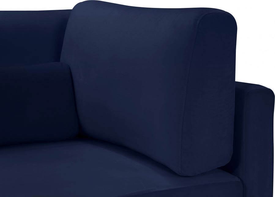 Sectionnel réversible modulaire en velours Julia