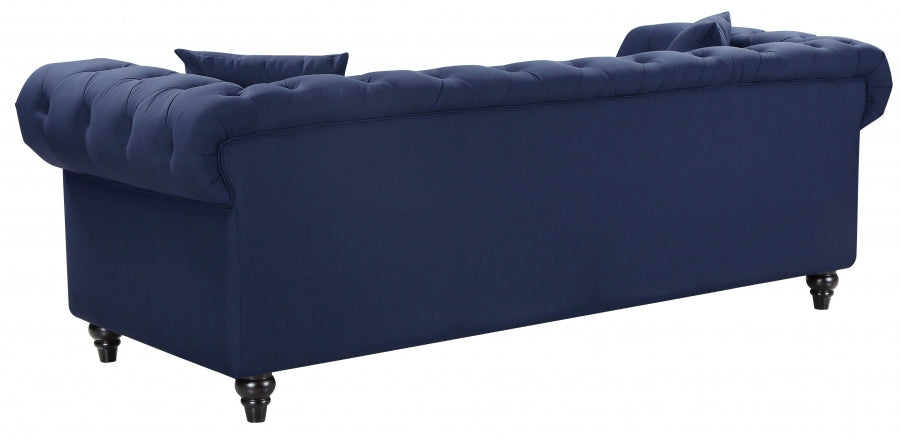 Canapé Chesterfield en lin