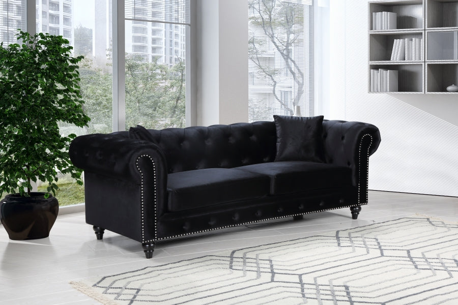 Canapé Chesterfield en Velours