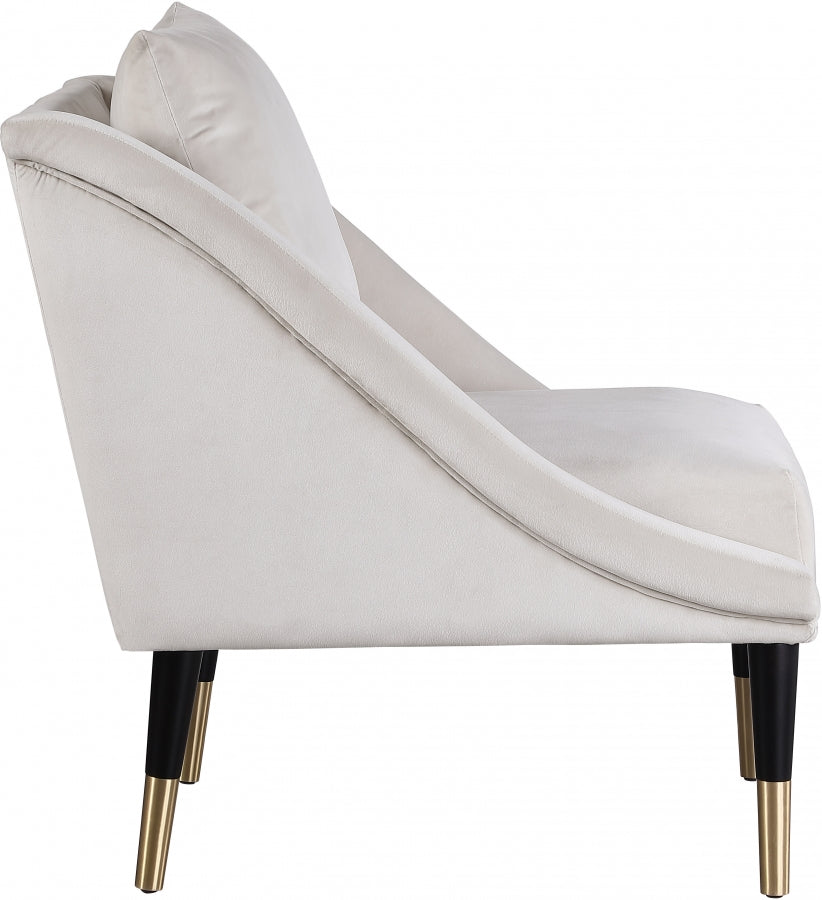 Chaise élégante en velours