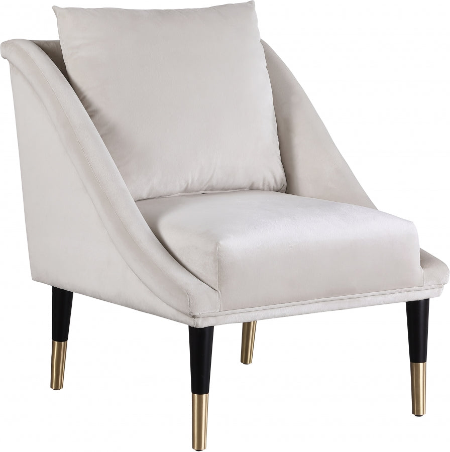Chaise élégante en velours