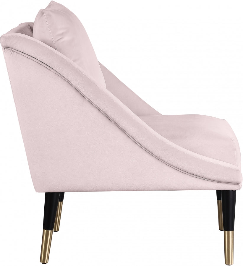 Chaise élégante en velours