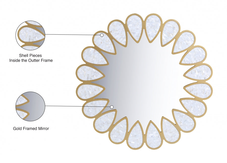 Miroir Coquillage