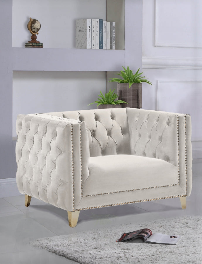Chaise en similicuir Michelle