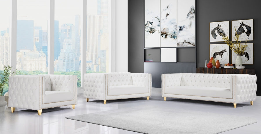 Chaise en similicuir Michelle