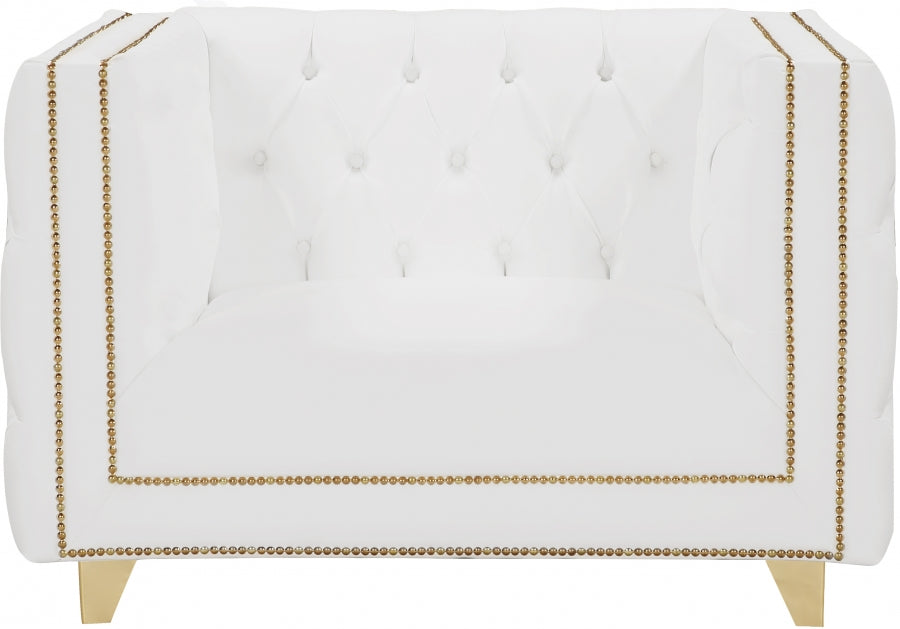 Chaise en similicuir Michelle