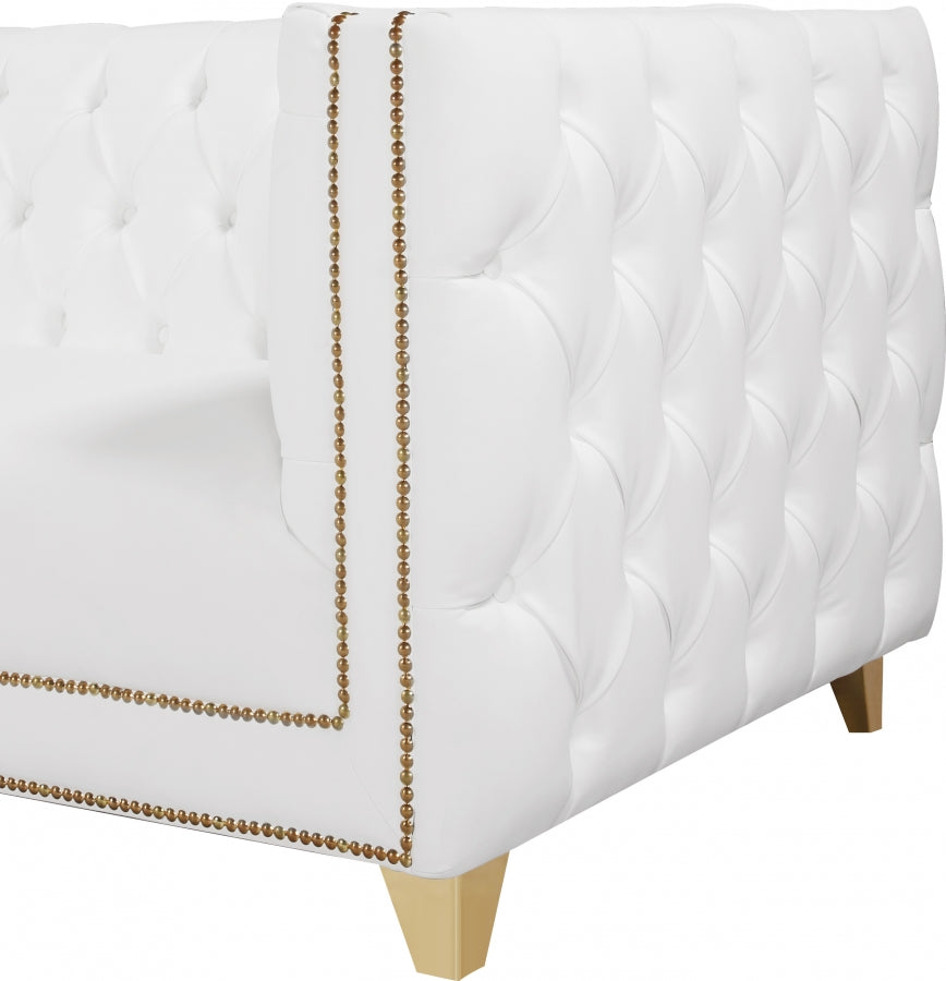 Chaise en similicuir Michelle