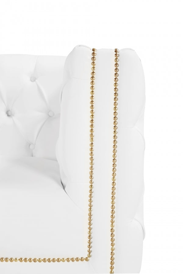 Chaise en similicuir Michelle