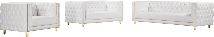 Chaise en similicuir Michelle