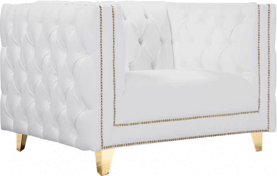 Chaise en similicuir Michelle