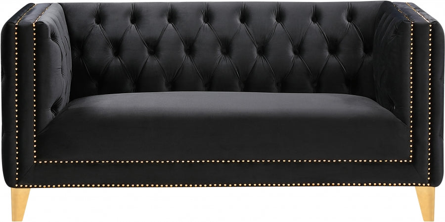 Causeuse en velours Michelle 