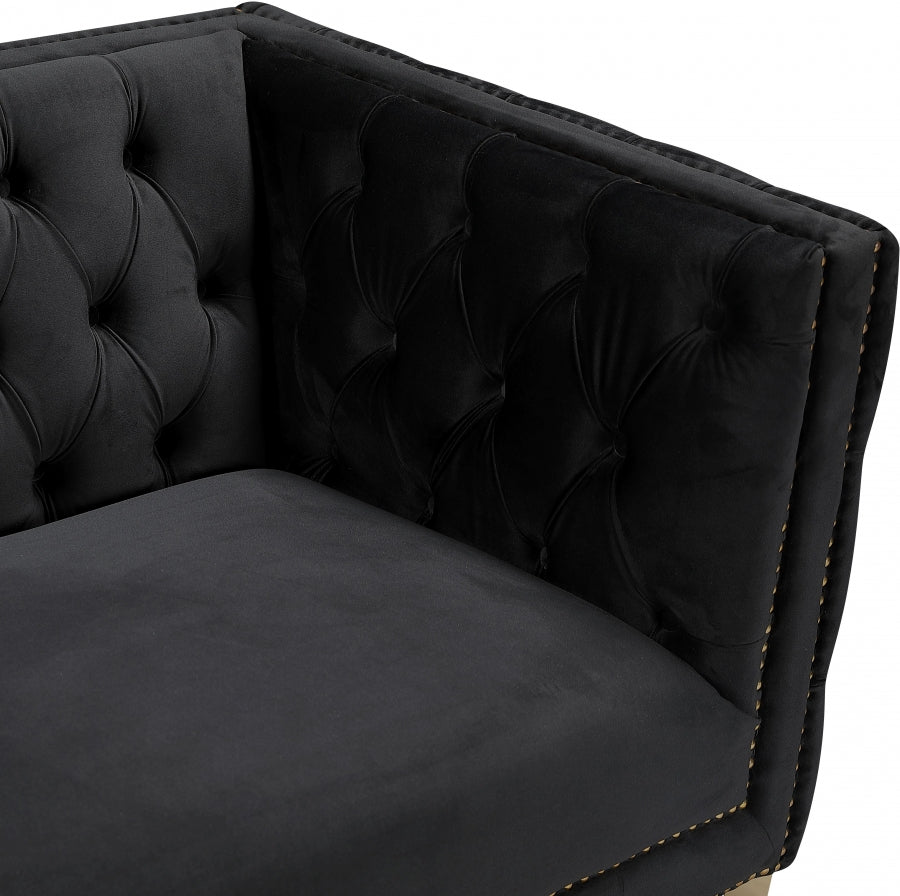 Causeuse en velours Michelle 