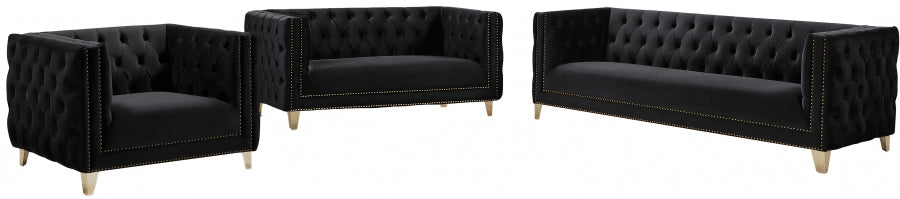 Causeuse en velours Michelle 