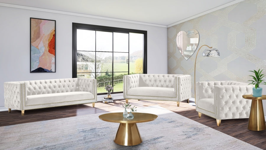 Causeuse en velours Michelle 
