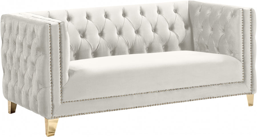 Causeuse en velours Michelle 
