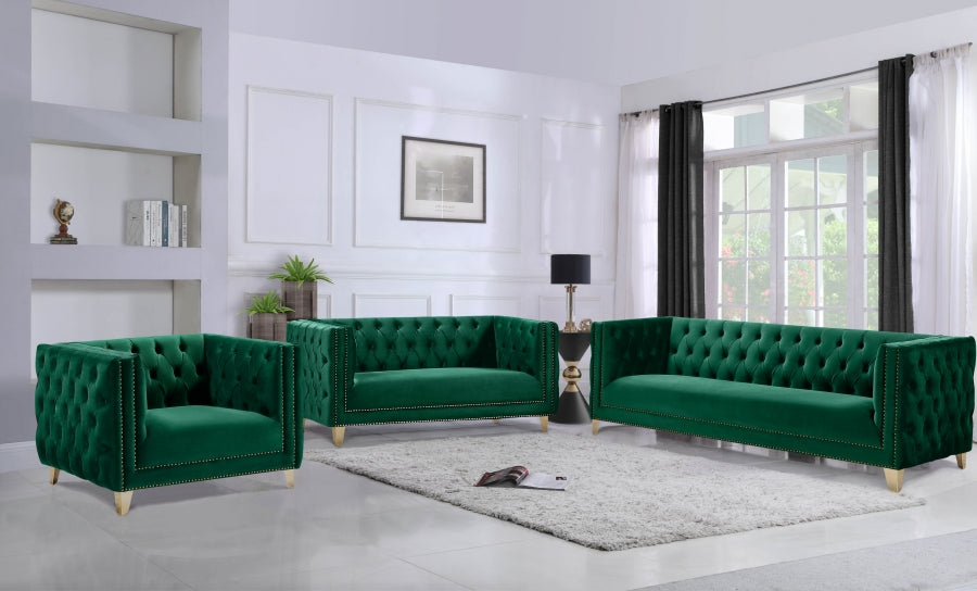 Causeuse en velours Michelle 