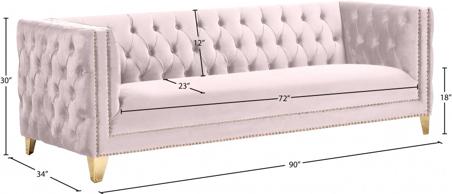 Canapé Michelle en velours