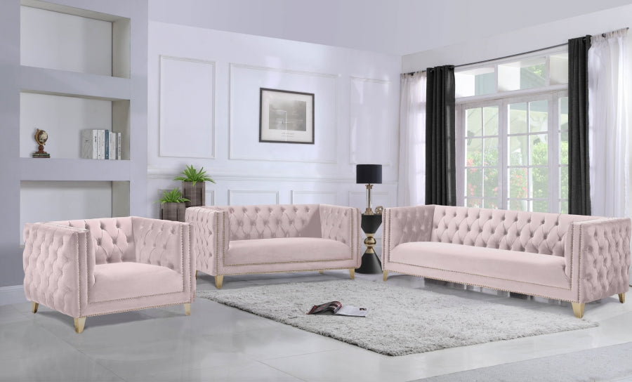 Causeuse en velours Michelle 