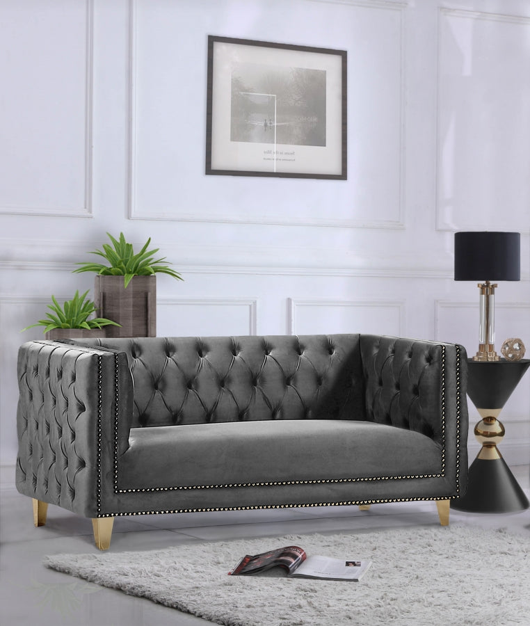 Causeuse en velours Michelle 