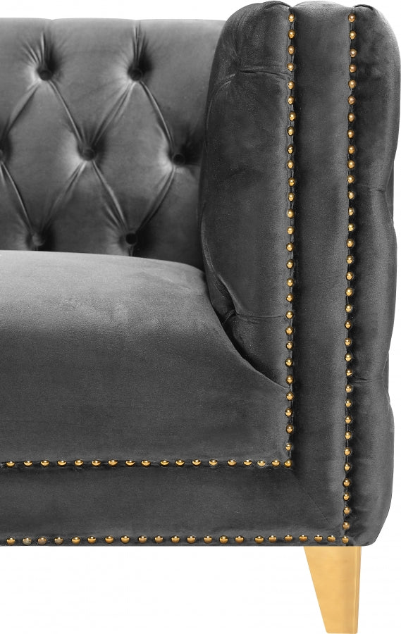 Causeuse en velours Michelle 