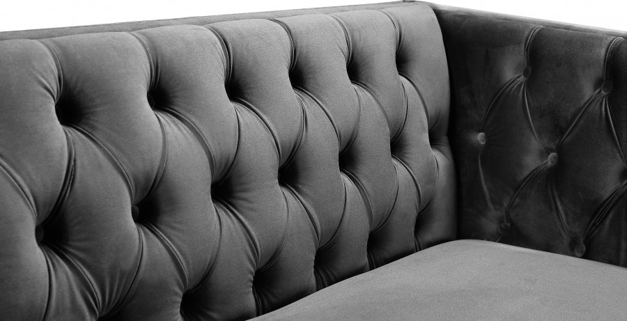 Causeuse en velours Michelle 
