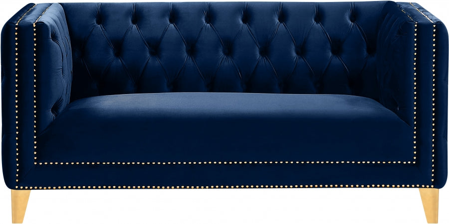 Causeuse en velours Michelle 