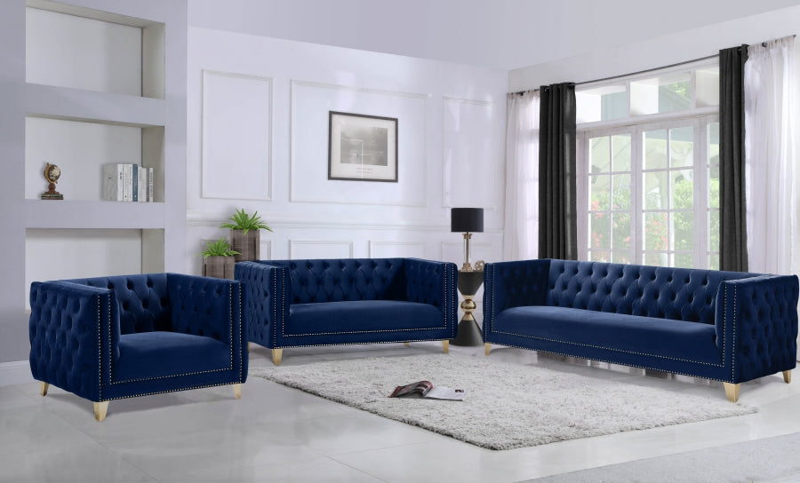 Causeuse en velours Michelle 
