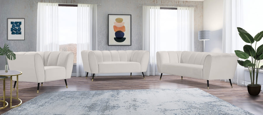Causeuse en velours Beaumont 
