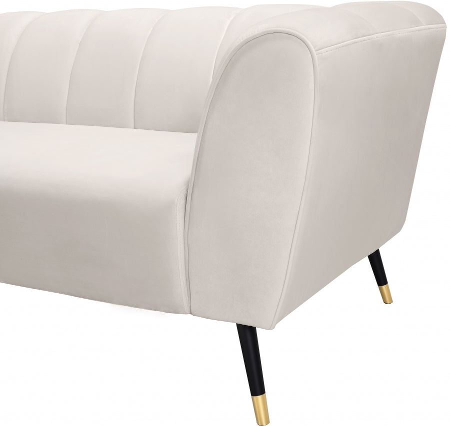 Causeuse en velours Beaumont 