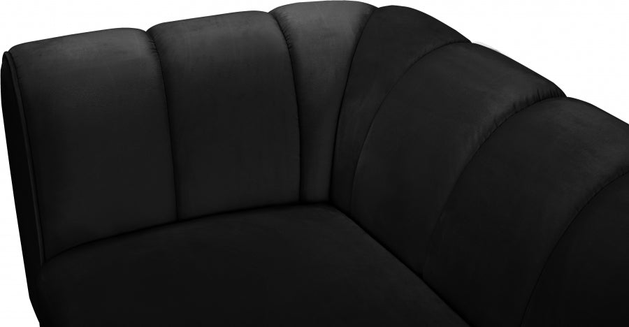 Causeuse en velours Beaumont 