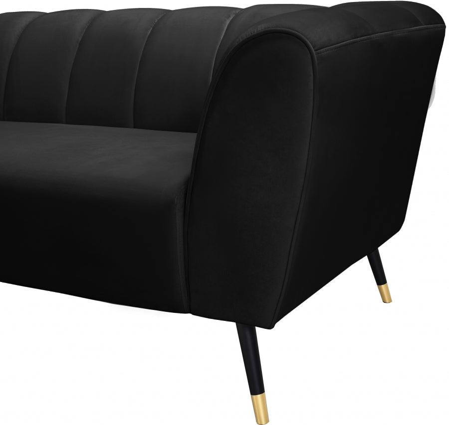 Causeuse en velours Beaumont 