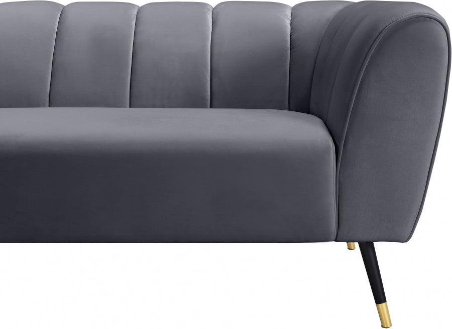Causeuse en velours Beaumont 