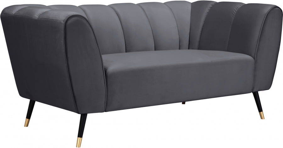 Causeuse en velours Beaumont 
