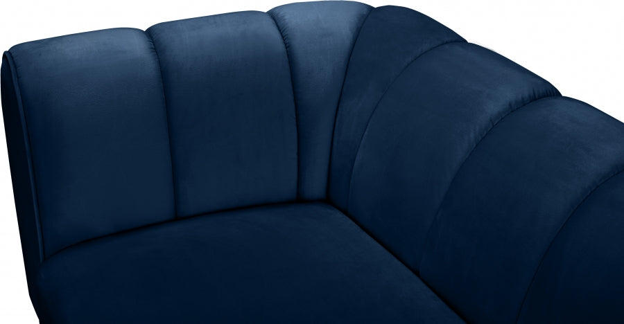 Causeuse en velours Beaumont 
