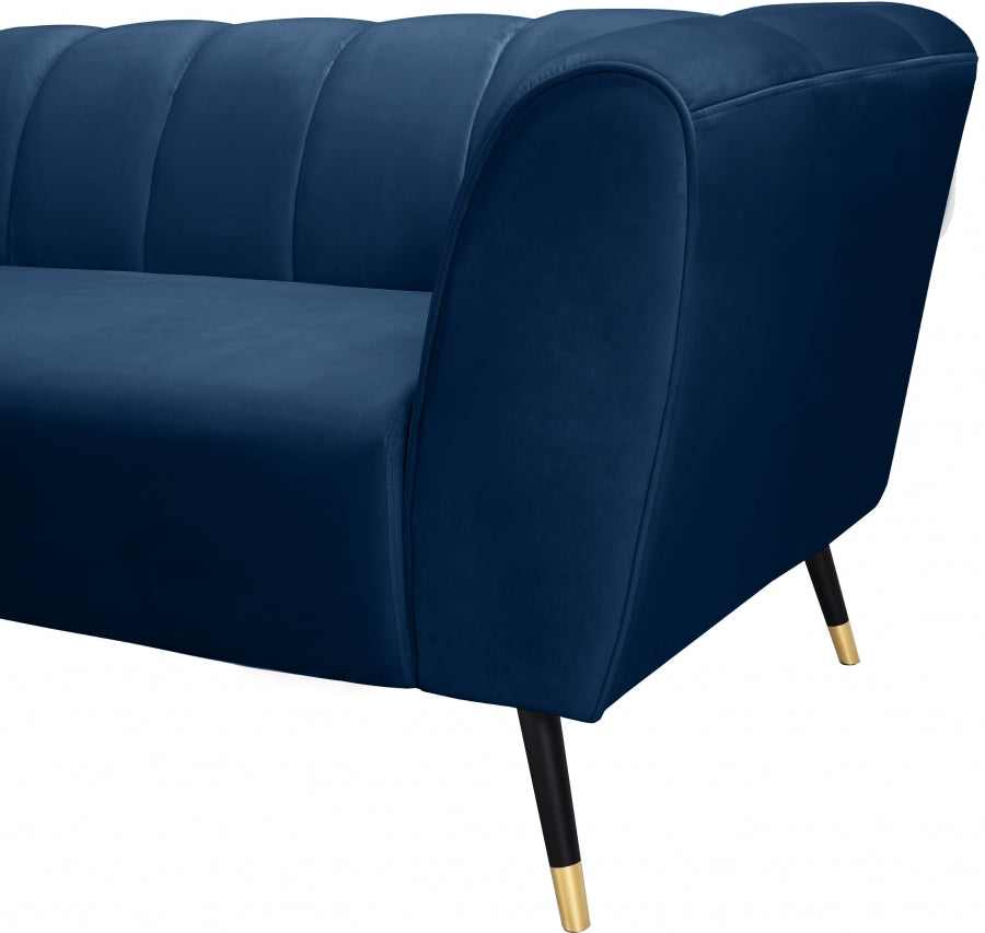 Causeuse en velours Beaumont 